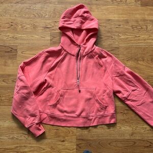 EUC cropped Lululemon Scuba hoodie